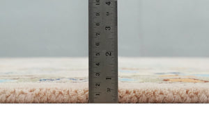 Hand Tufted Pink Peach and Gold Modern Colorful Oushak Rug, Kids, Living Room and Bedroom Rug | TRD6461