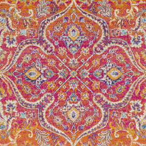 Burnt Orange Ojus Area Rug