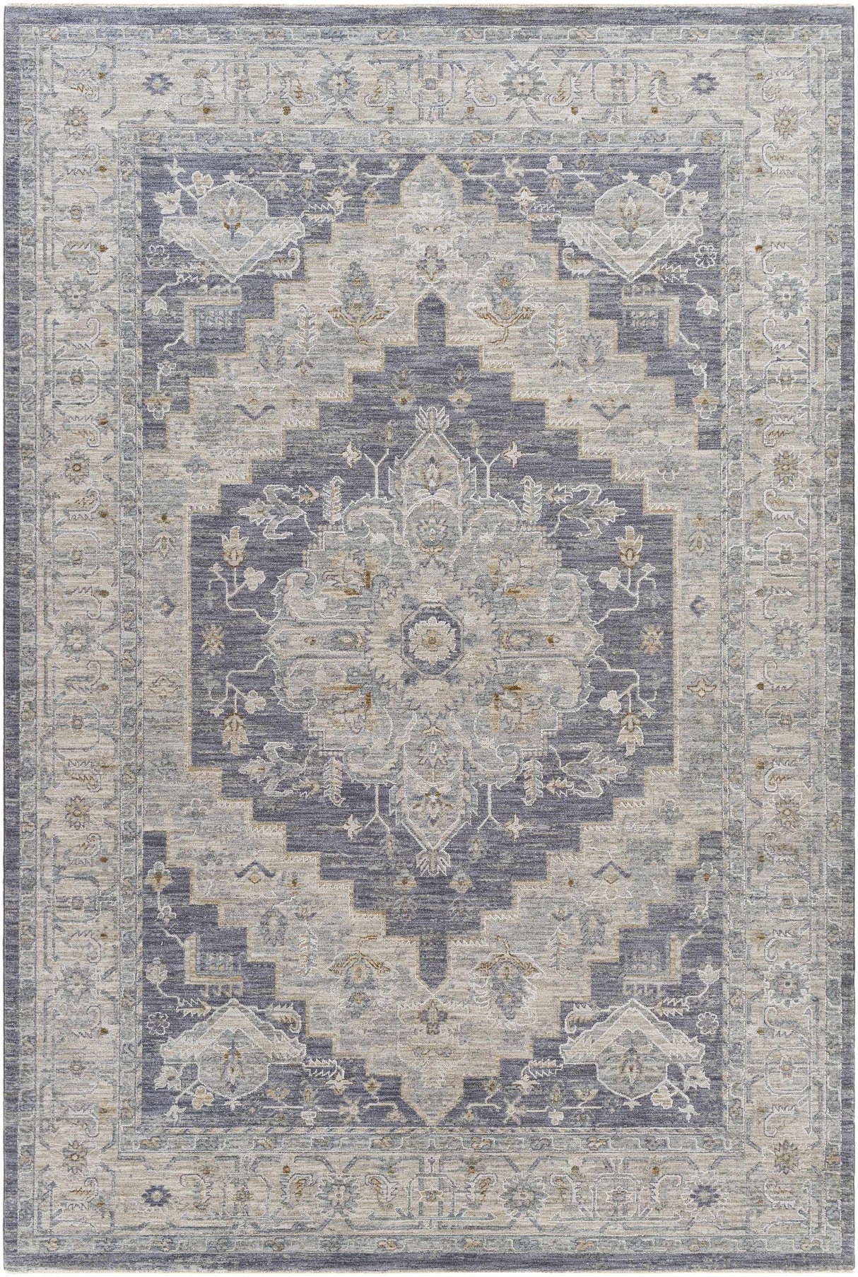 Sema Blue Medallion Area Rug