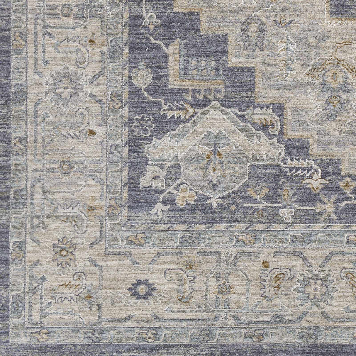 Sema Blue Medallion Area Rug