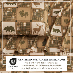 Lodge Printed Sheet Set - Mountain Ridge Collection