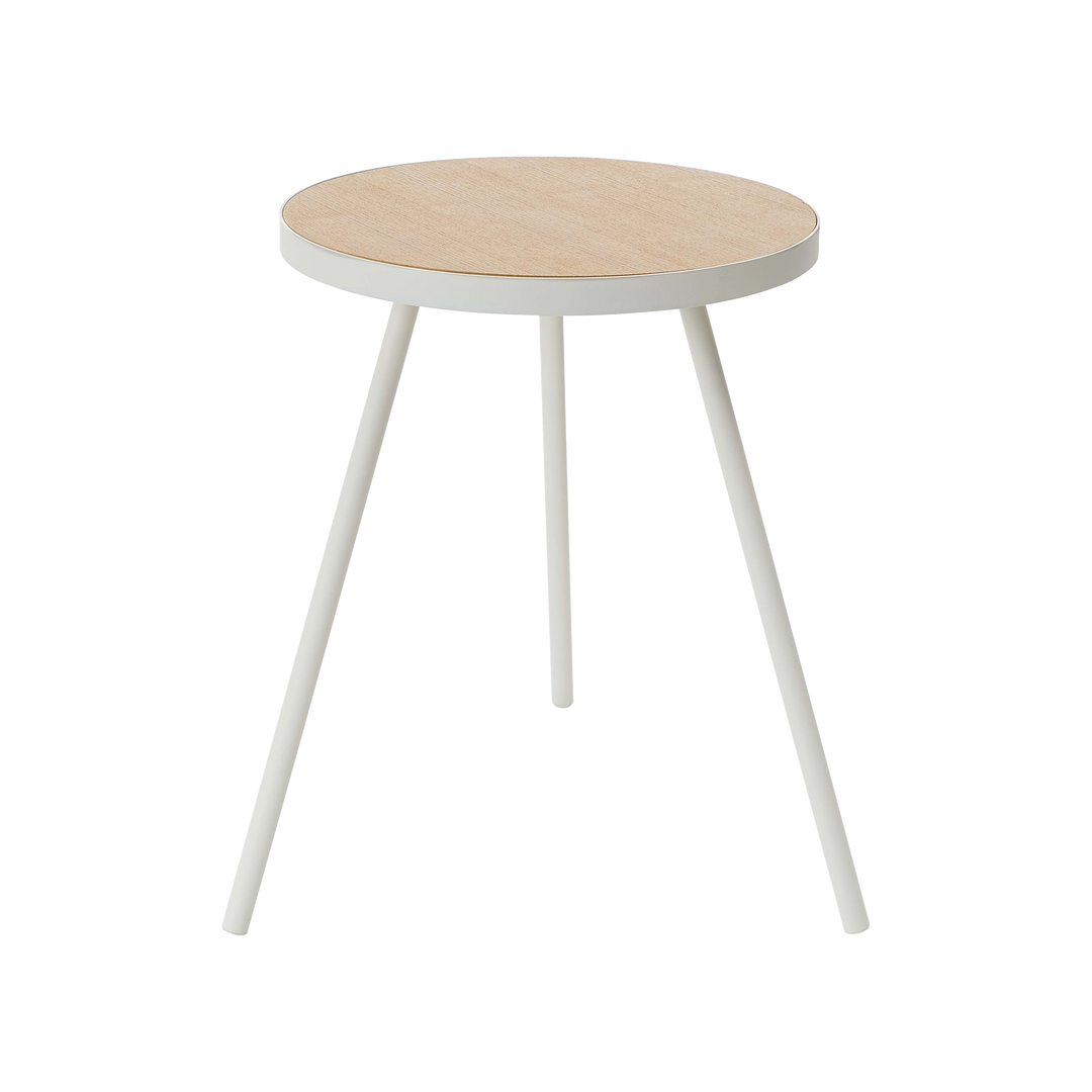 Side Table (20" H)  - Steel + Wood