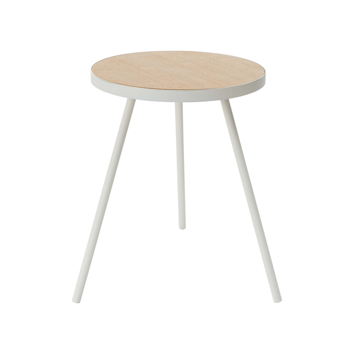 Side Table (20" H)  - Steel + Wood