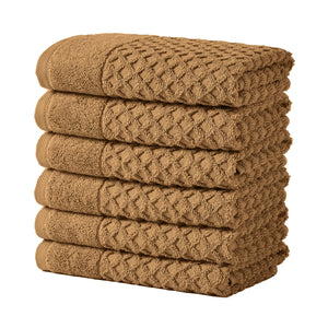 Cotton Diamond Waffle Weave Bath Towel Set - Grayson Collection