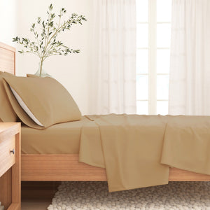 Cotton Solid Flannel Sheet - Nordic Collection