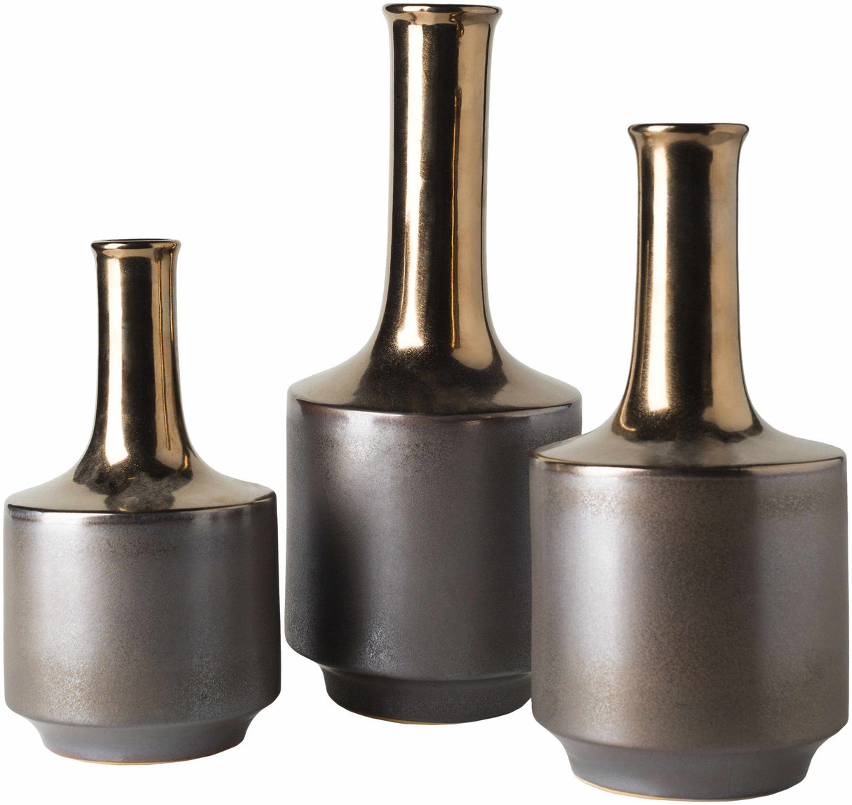 Tervel Charcoal Vase