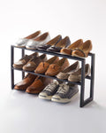 Two-Tier Expandable Shoe Rack (12" H)  - Steel