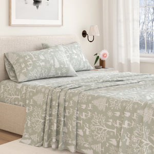 4-Piece Turkish Cotton Flannel Sheet - Lakeview Collection