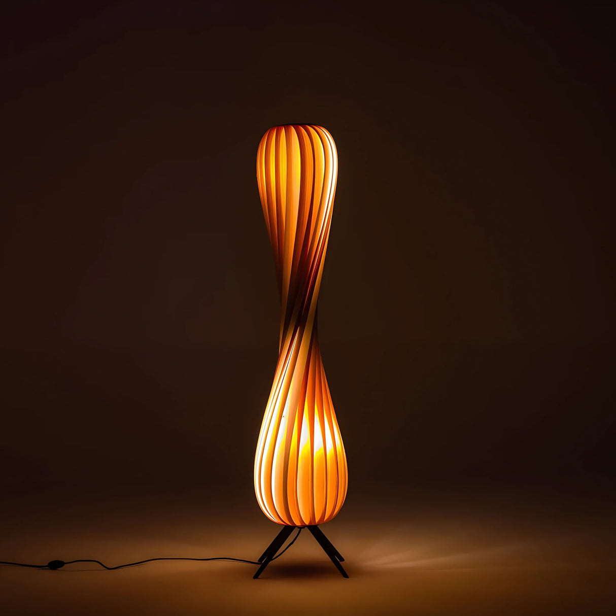 Ozawa Twisted Bamboo Lamp