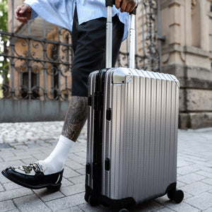 TREVA Aluminum Suitcase Gunmetal