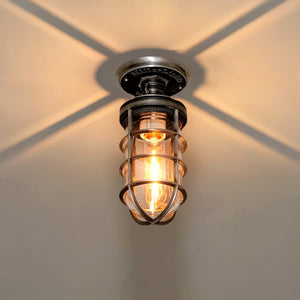 Industrial Farmhouse Semi Flush Mount Lighting - The Beacon