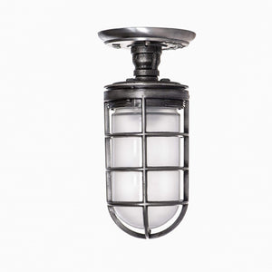 Industrial Farmhouse Semi Flush Mount Lighting - The Beacon