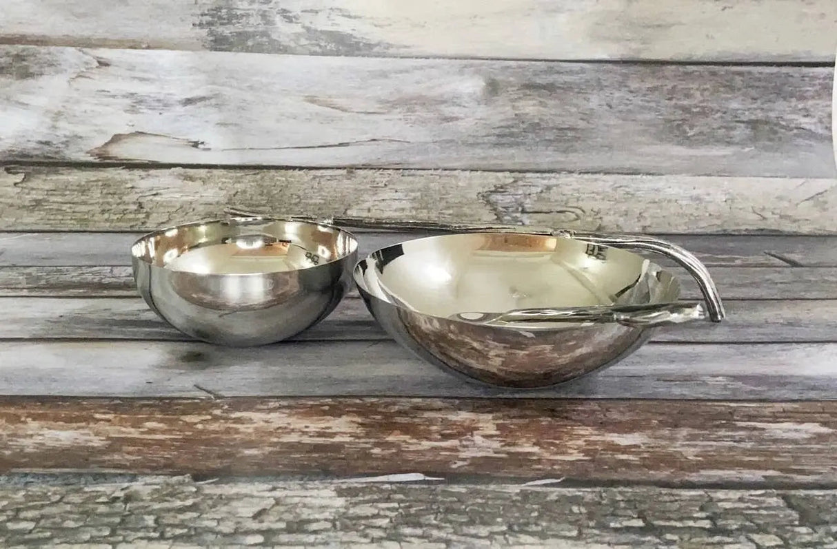 Hammered Branch Nut Bowl