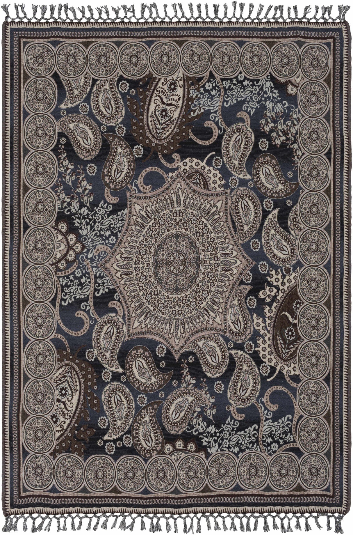 Obsteig Silver Gray Throw