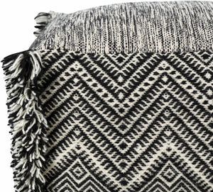 Retzbach Black Pouf