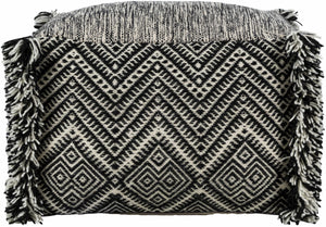 Retzbach Black Pouf