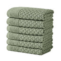 Cotton Diamond Waffle Weave Bath Towel Set - Grayson Collection