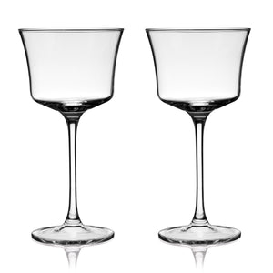 Raye Angled Crystal Sour Glasses Set of 2