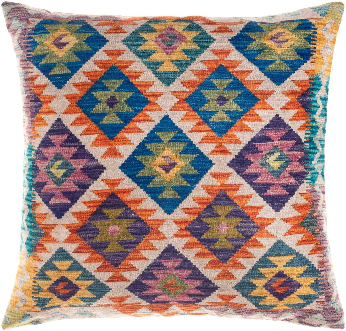 Zirl Bright Orange Pillow Cover