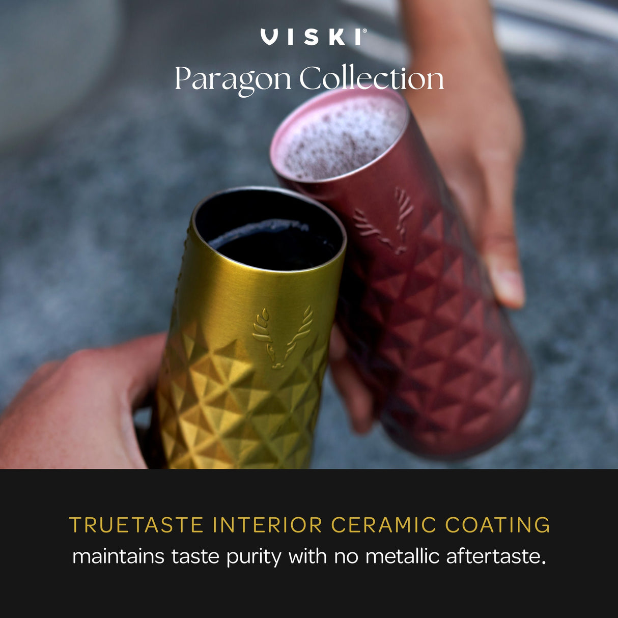 Paragon Stainless Steel Champagne Flute in Platinum