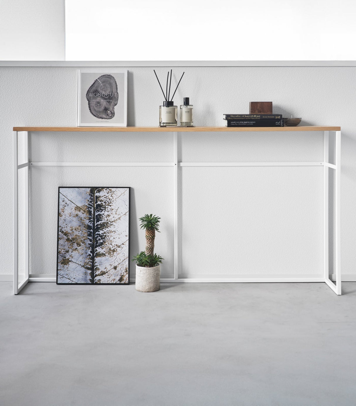 Long Console Table - Steel