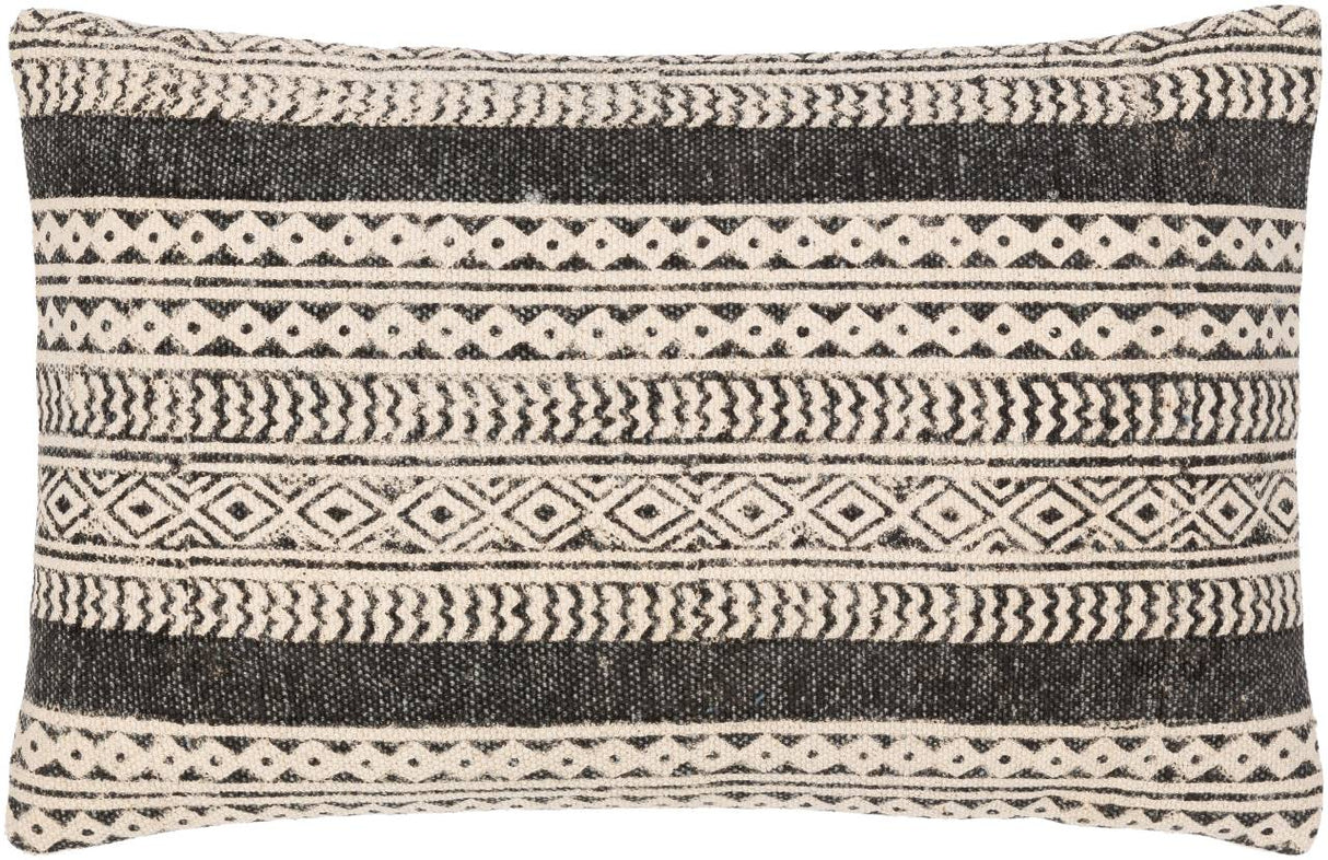 Sarleinsbach Black Pillow Cover