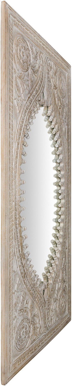 Glinden Traditional White Wall Mirror