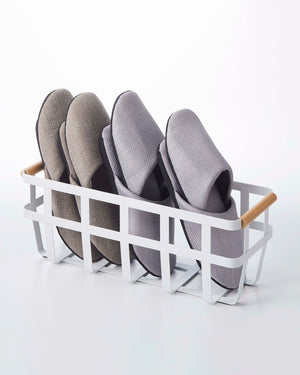 Storage Basket - Small - Steel + Wood