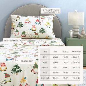 4-Piece Turkish Cotton Flannel Sheet - Whittaker Collection