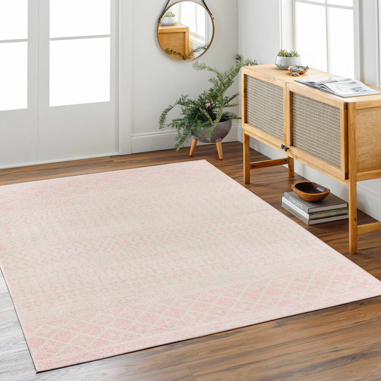 Constantin Blush Area Rug - Clearance