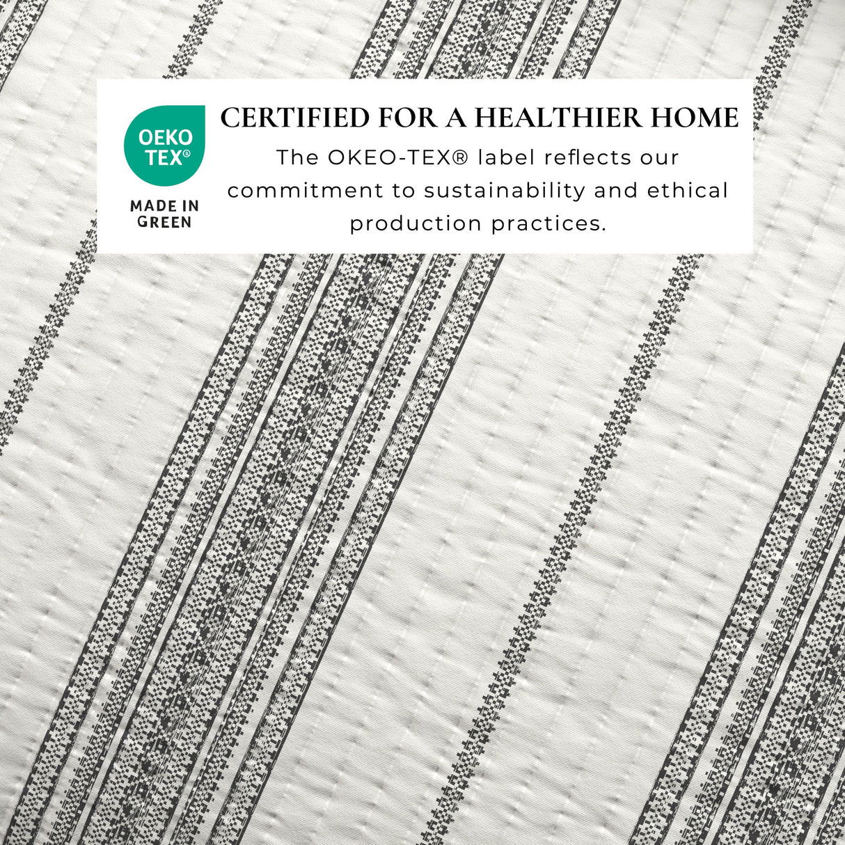 3-Piece Stripe Quilt - Wesley Collection