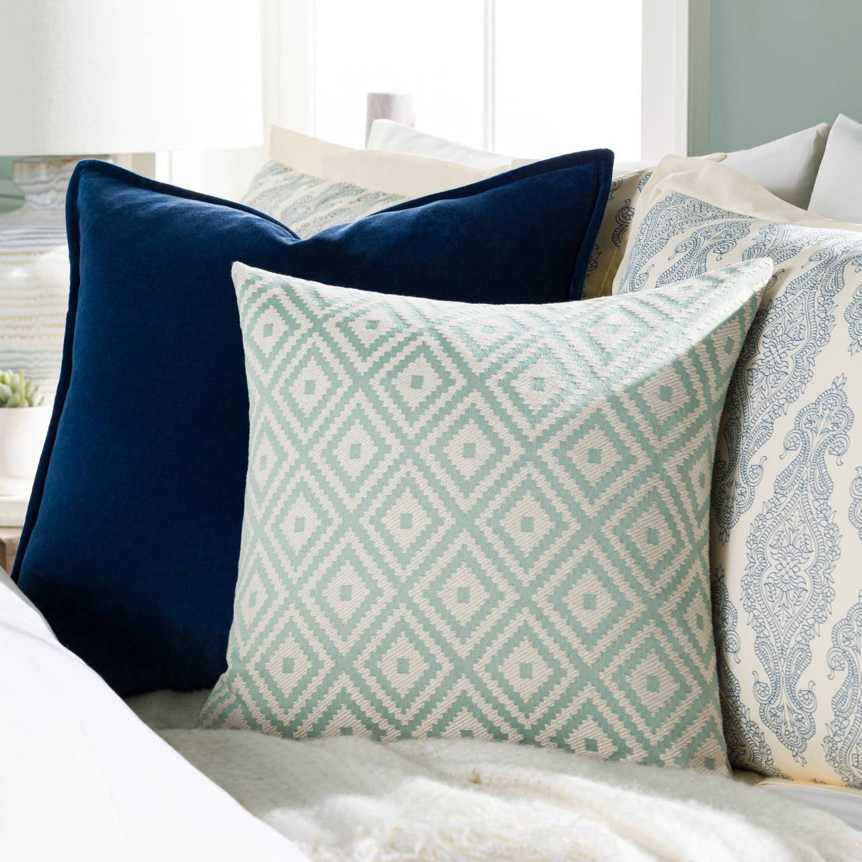 Molembaix Mint Pillow Cover