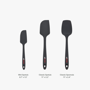 Elihome 3 Piece Silicone Spatula Set