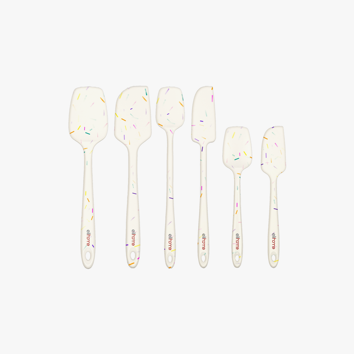 Elihome 6 Piece Silicone Spatula Set