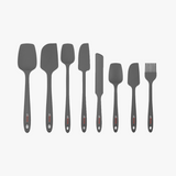 Elihome 8 Piece Silicone Spatula Set - Teal Grey