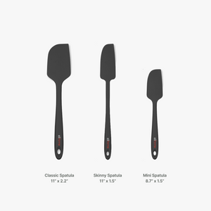 Elihome 8 Piece Silicone Spatula Set - Teal Grey