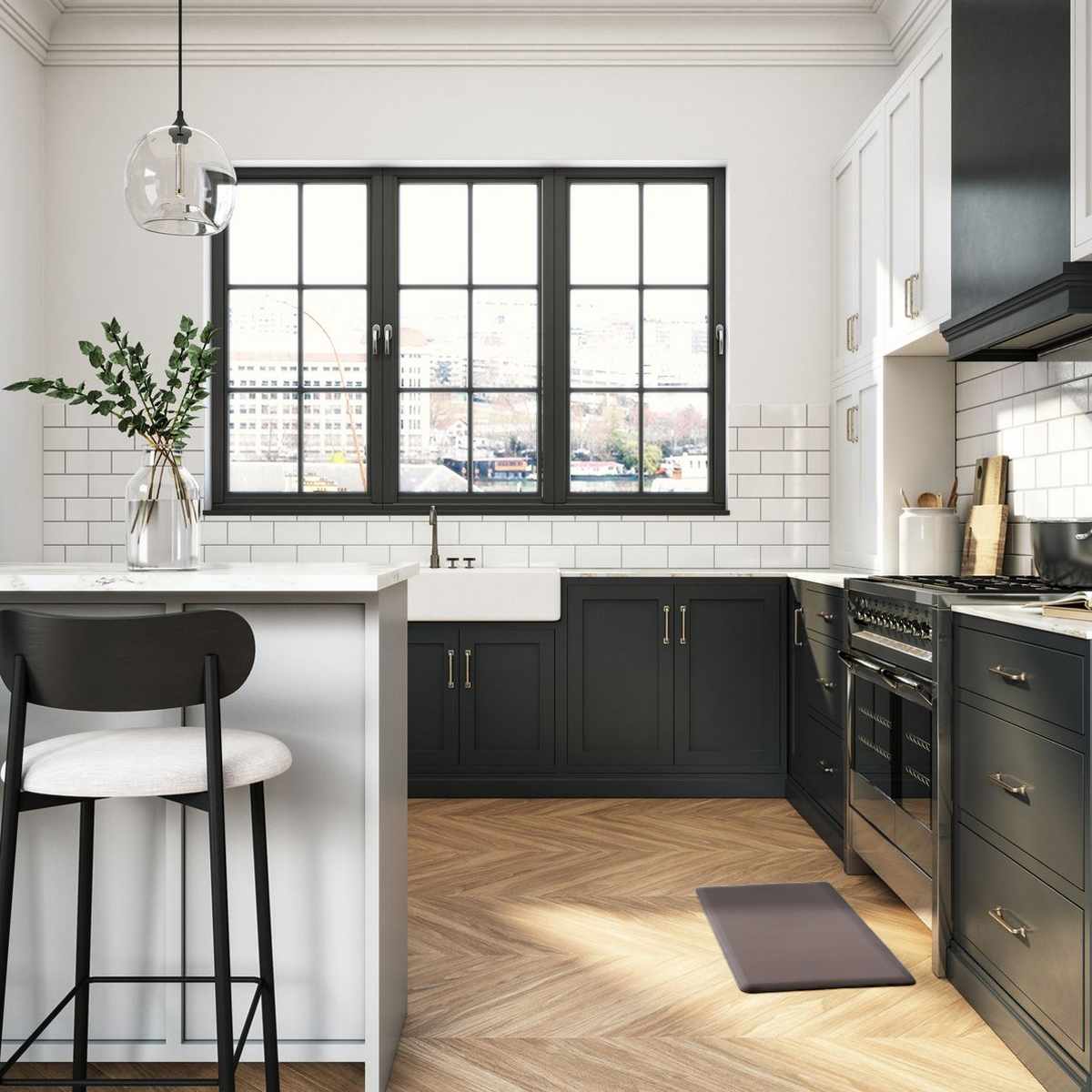 Anti-Fatigue Kitchen Mat, Brown