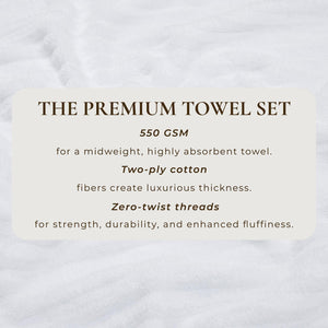 Luxury Cotton Towels - Karina Collection