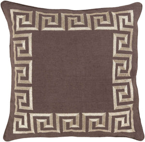 Ponte Dark Brown Pillow Cover