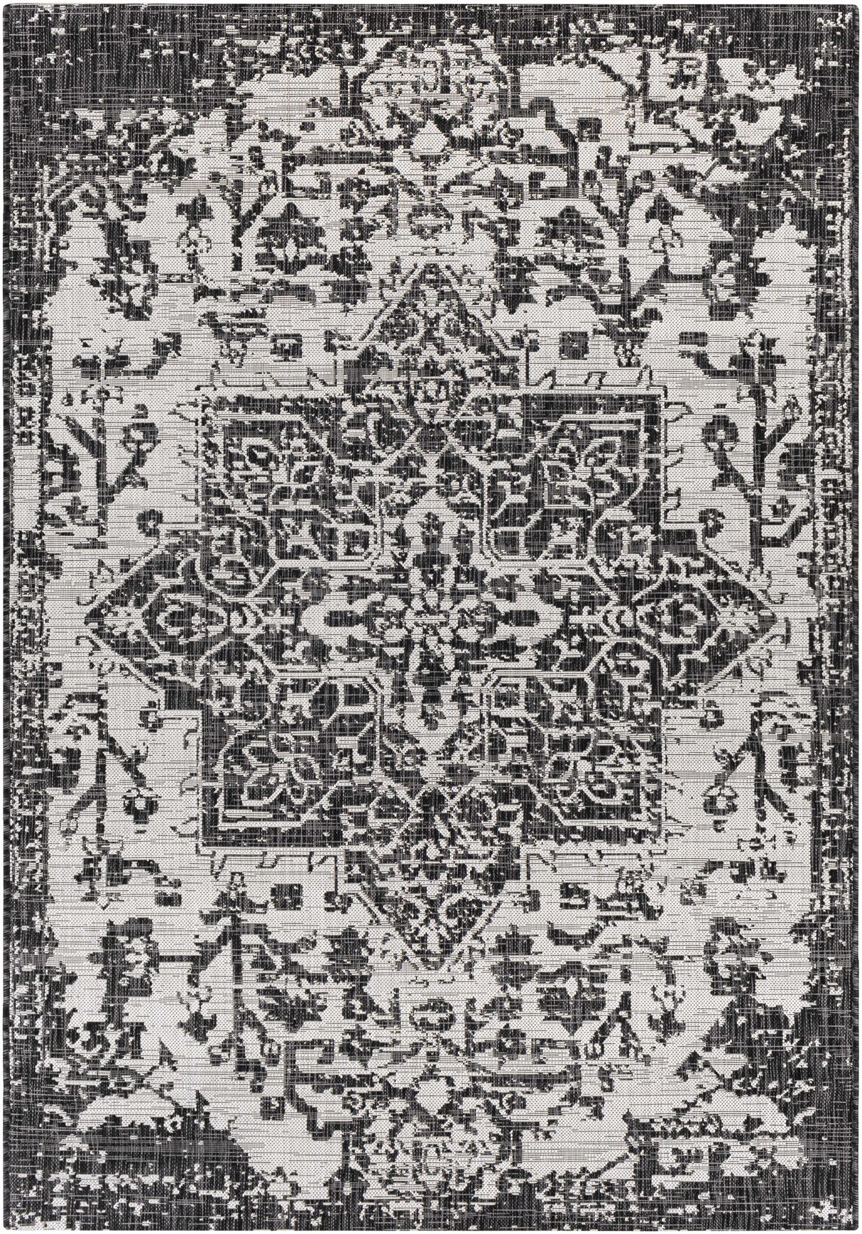 Charcoal Kilmacolm Indoor & Outdoor Rug - Clearance