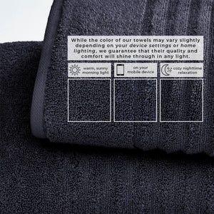 Luxury Combed Cotton Bath Towel Set - Karina Collection