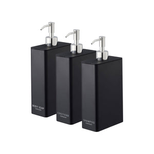 Rectangle Dispenser Bundle - Shampoo, Conditioner, and Body Soap