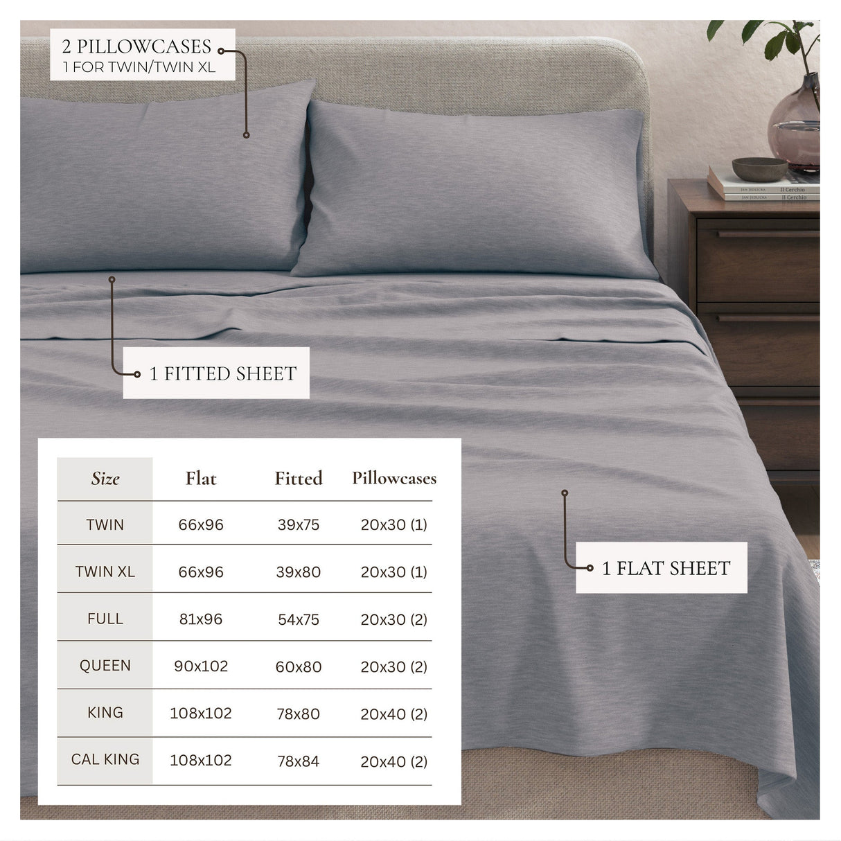 4-Piece Jersey Sheet - Carmen Collection