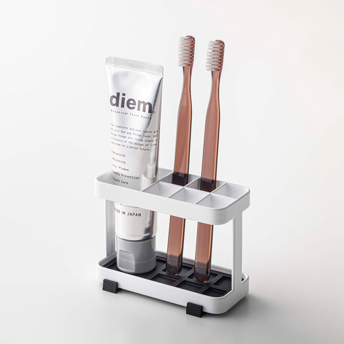 Toothbrush + Toothpaste Stand - Steel – Sage & Sill