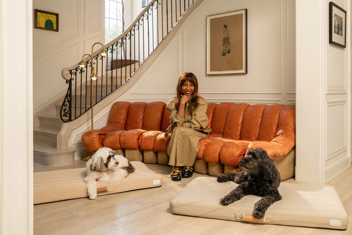 Brigette Romanek | Cream Dog Bed or Bed Cover