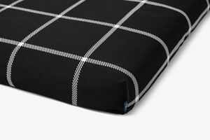 Black Plaid Dog Bed | Dog Bed or Bed Cover