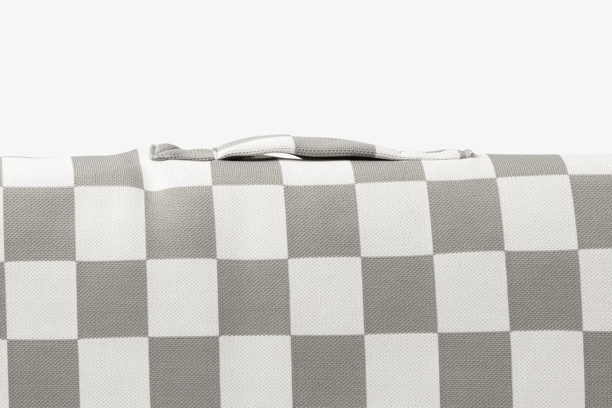 Gray Checker | Dog Bed or Bed Cover