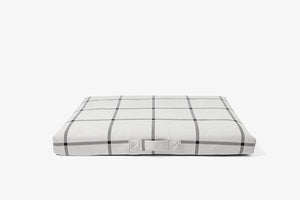 White Plaid | Dog Bed or Bed Cover
