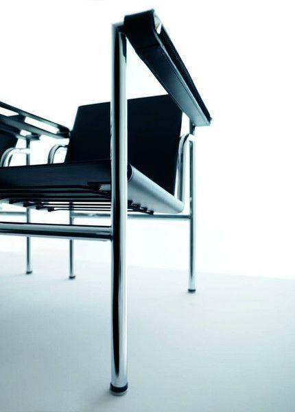 Le Corbusier Basculant Sling Chair (LC1) - Black Leather