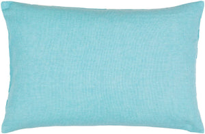 Achthoven Teal Pillow Cover